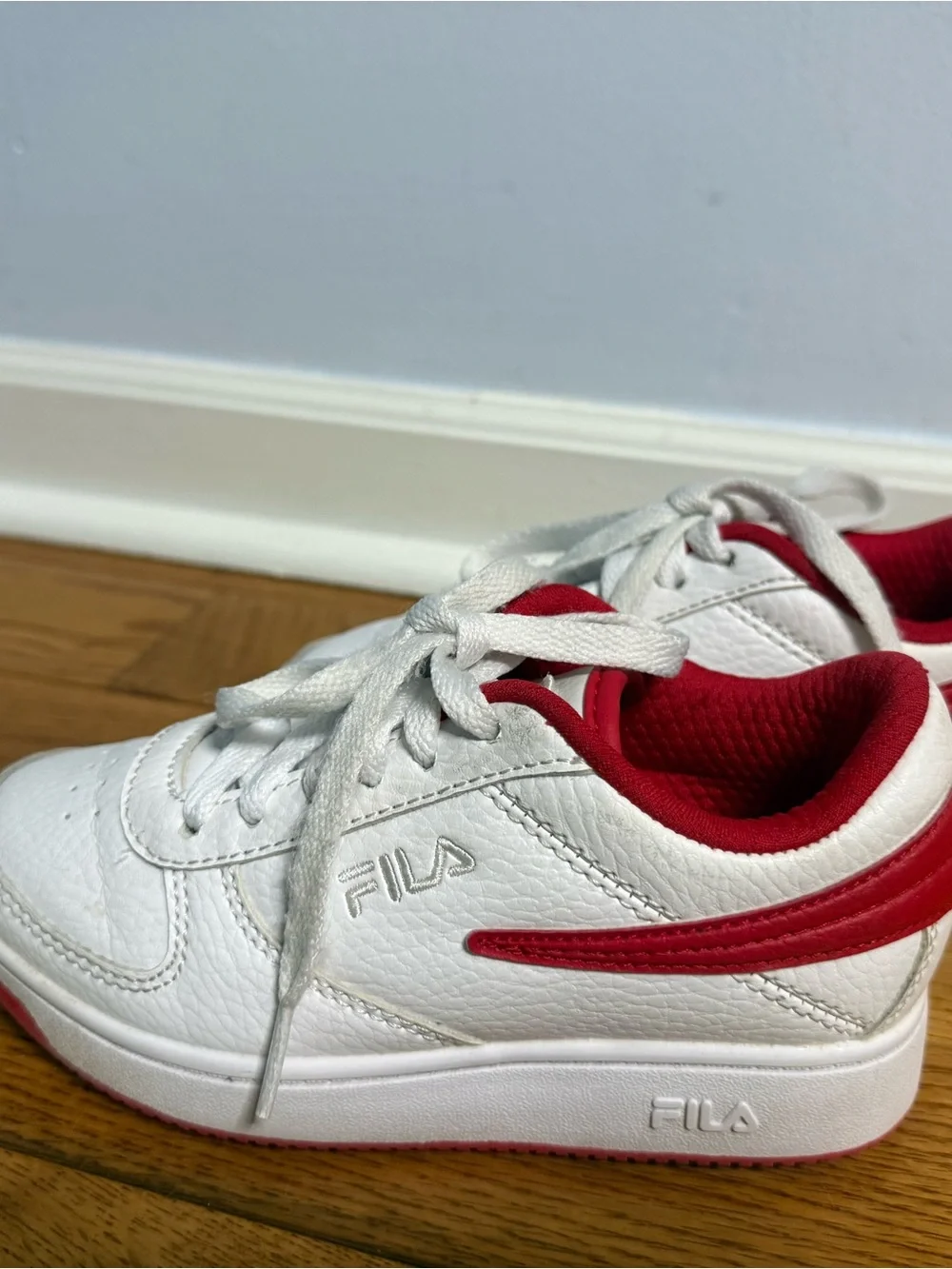 Fila white leather